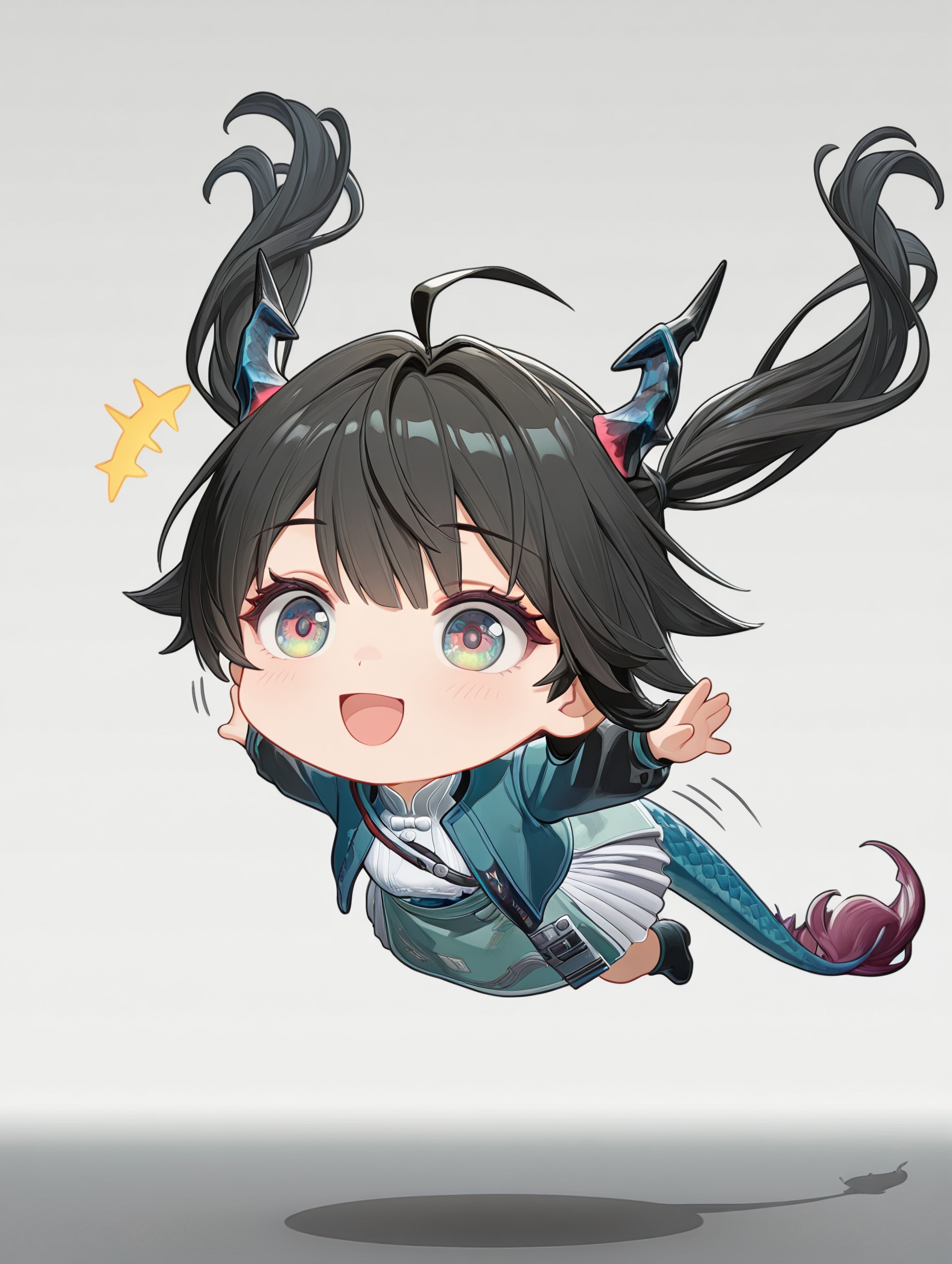 浮遊感のあるチェン・センユーちゃん | の人気AIイラスト・グラビア