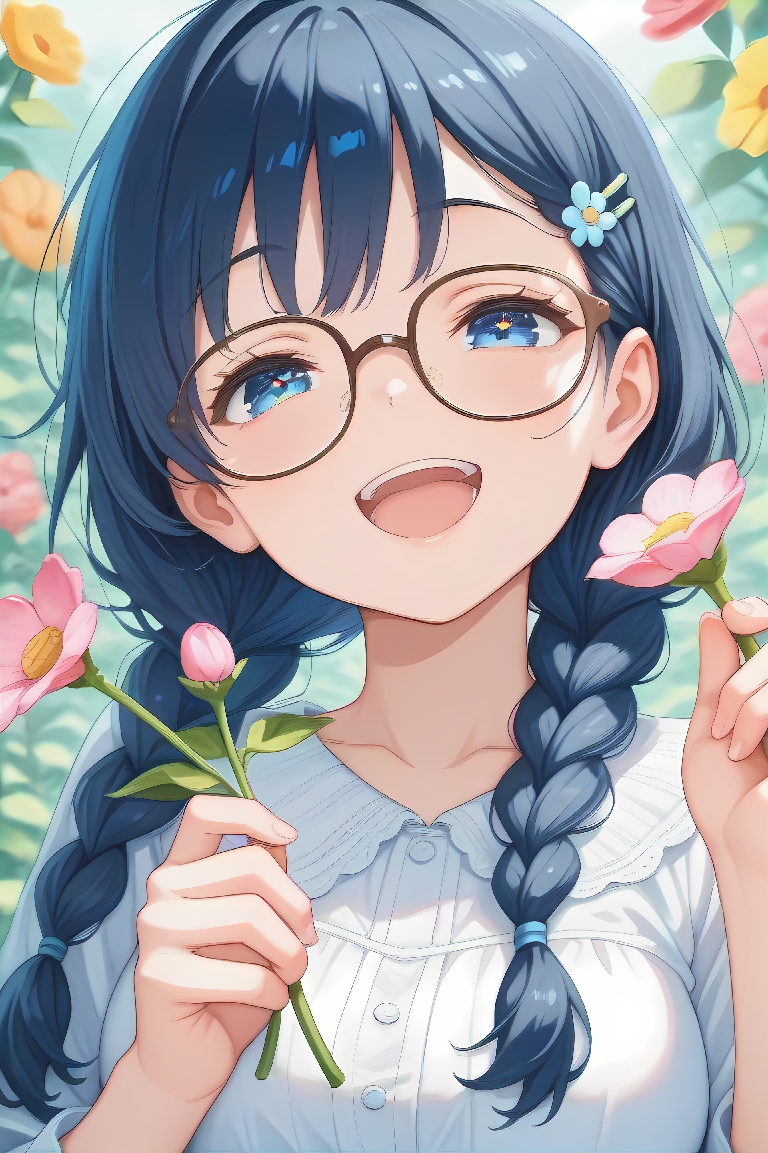 花畑 | の人気AIイラスト・グラビア