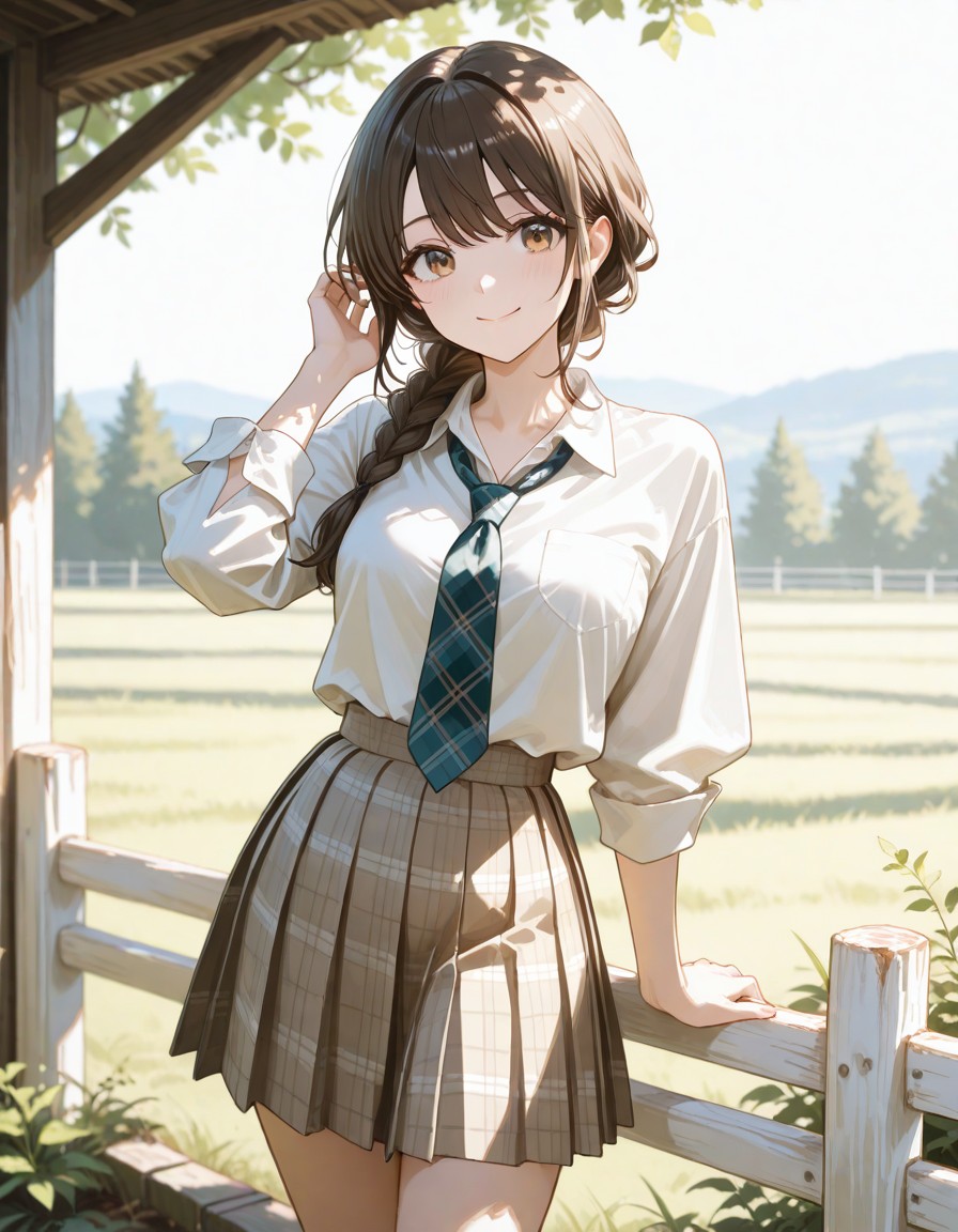 お昼の待ち合わせ | の人気AIイラスト・グラビア