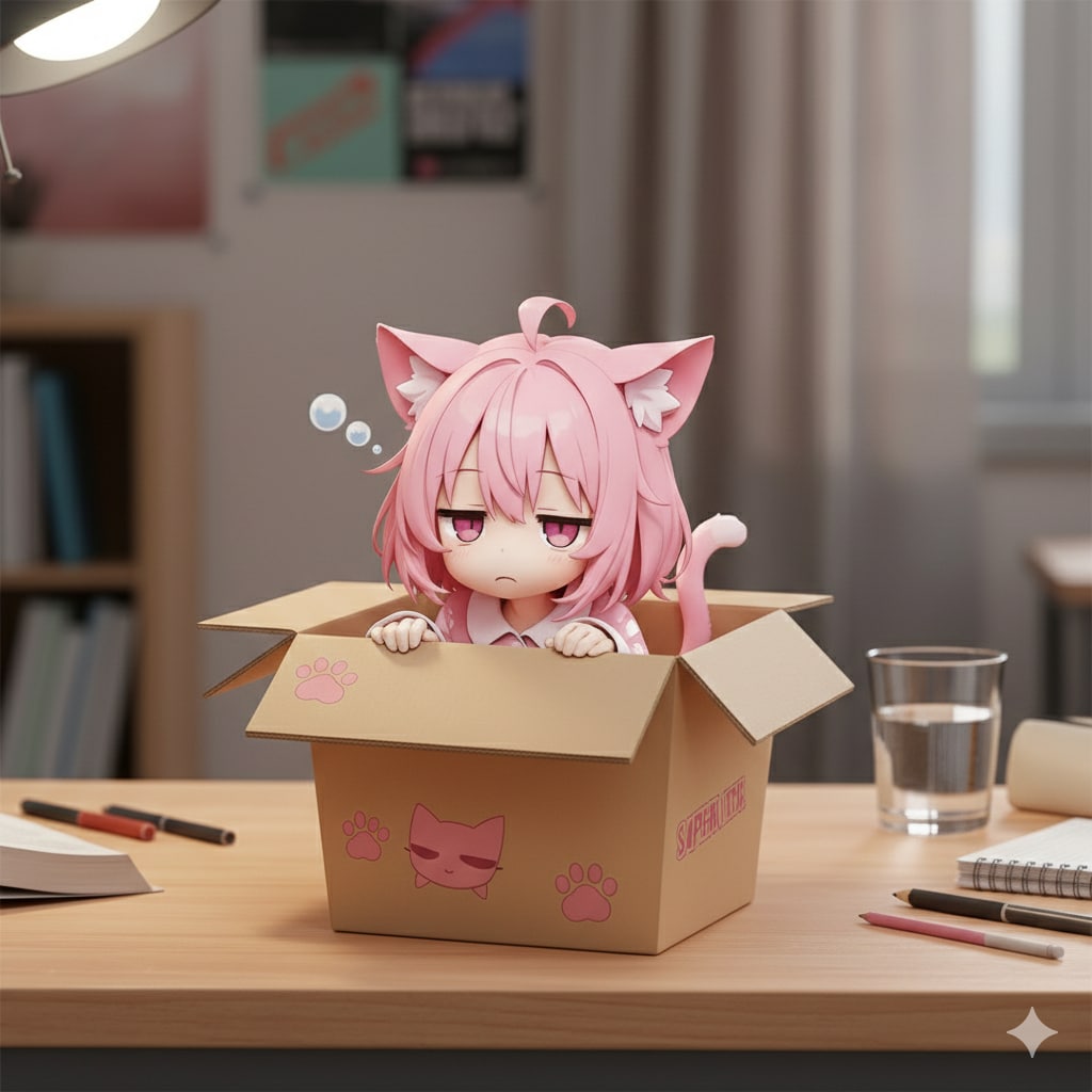 寝ぼけねこちゃんフィギュア