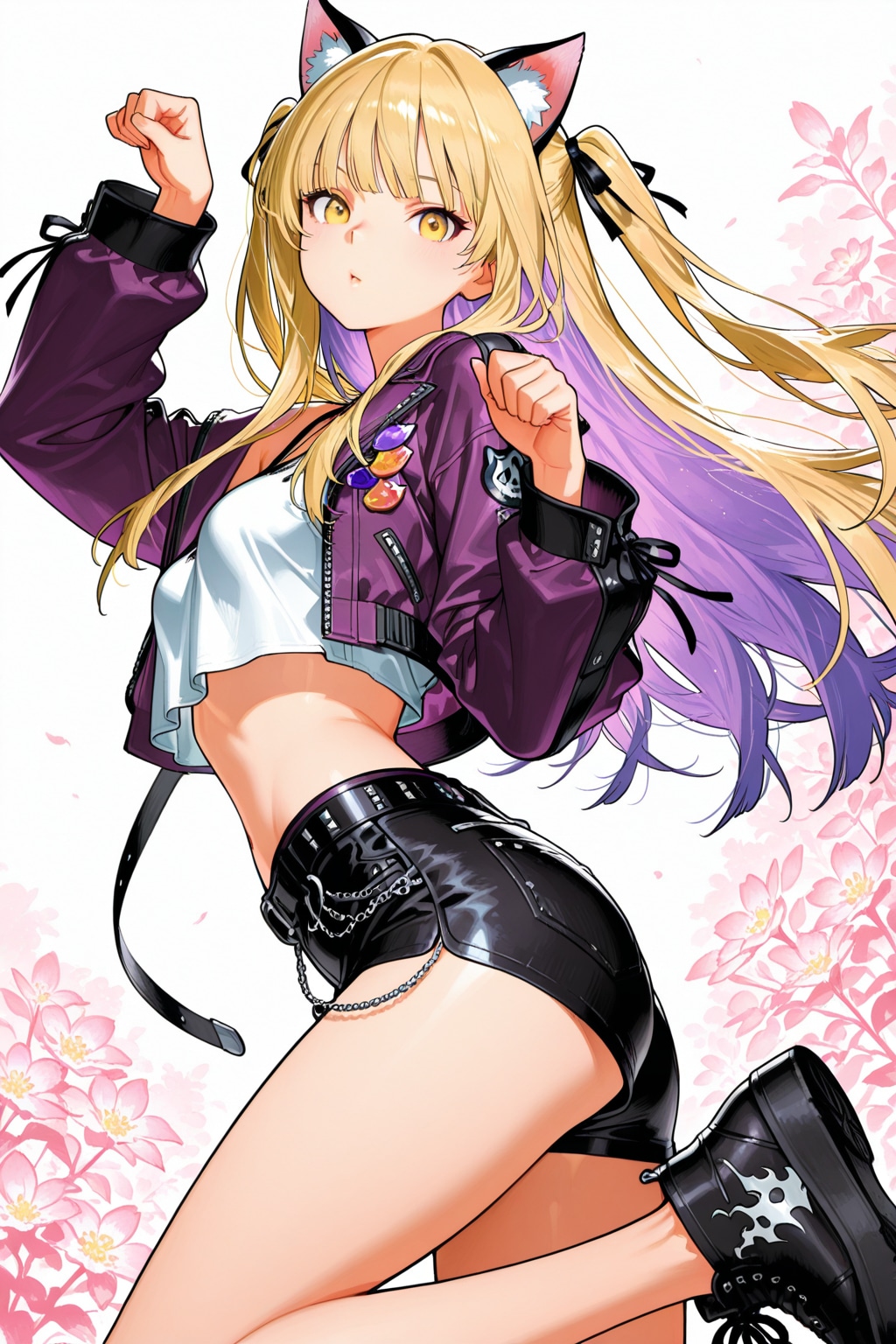 猫耳祭りに参加した住所不定少女