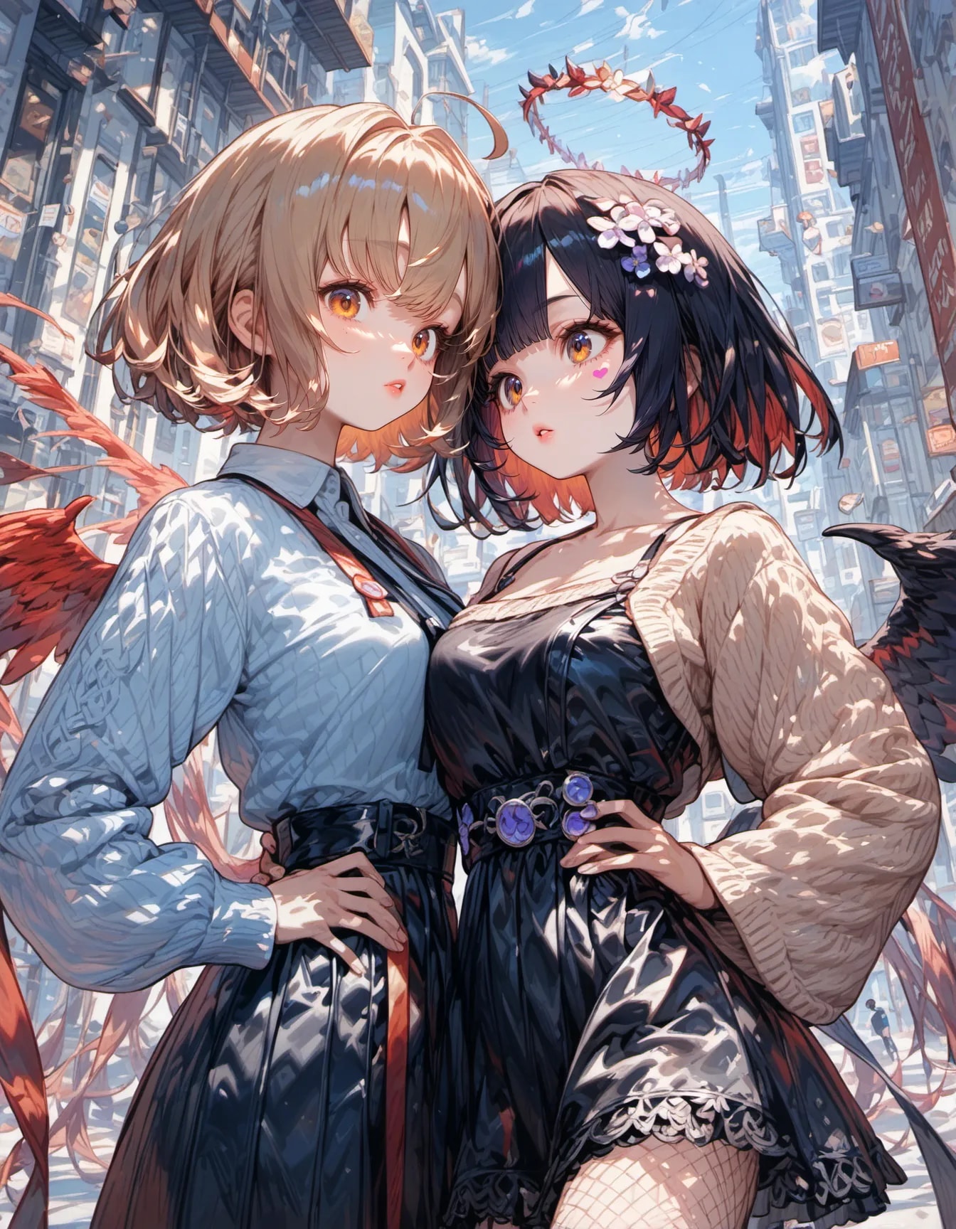 Metropolitan Angels | の人気AIイラスト・グラビア