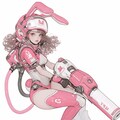pink bunny paratroopers sci-fi mode 桃色兎耳空挺部隊 10枚目