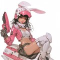 pink bunny paratroopers sci-fi mode 桃色兎耳空挺部隊 9枚目