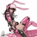 pink bunny paratroopers sci-fi mode 桃色兎耳空挺部隊 4枚目