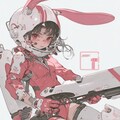 pink bunny paratroopers sci-fi mode 桃色兎耳空挺部隊 7枚目