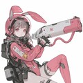 pink bunny paratroopers sci-fi mode 桃色兎耳空挺部隊 12枚目