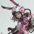 pink bunny paratroopers sci-fi mode 桃色兎耳空挺部隊 2枚目