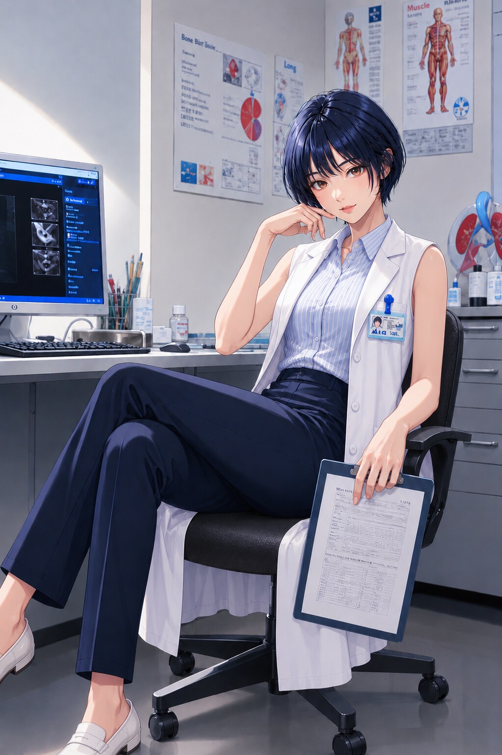 [企画]ノースリーブの女医さん♪