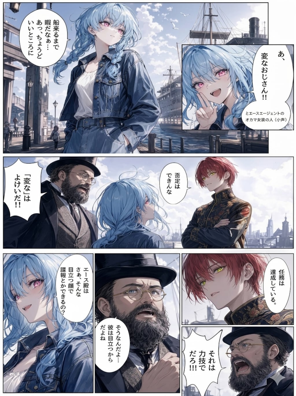 バトル漫画風