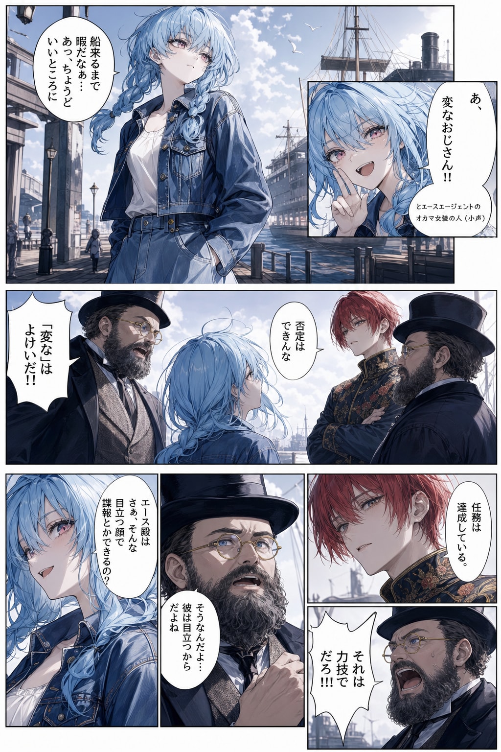 バトル漫画風
