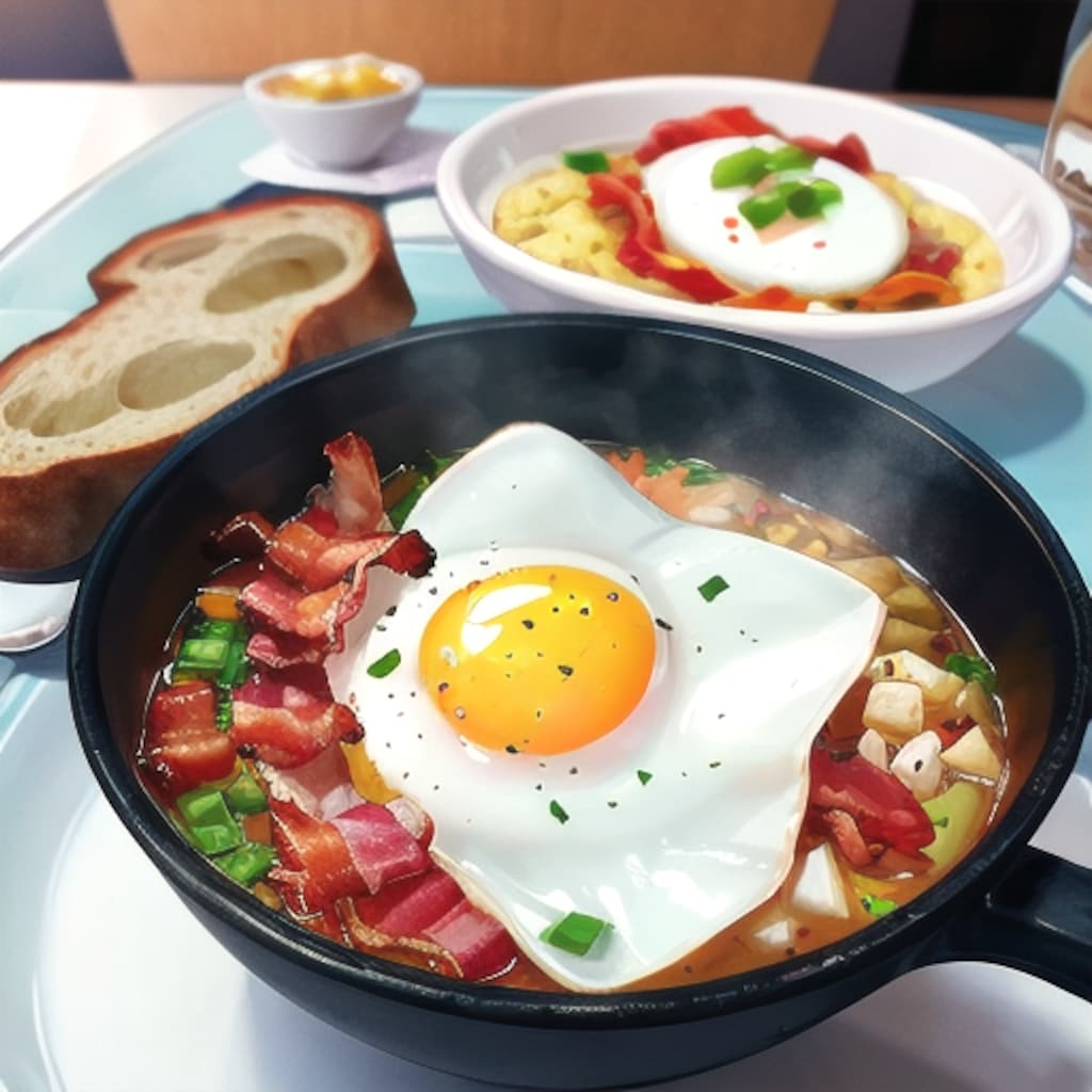 しっかり目の朝食