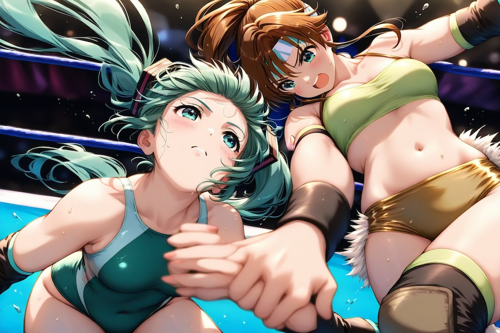 プロレスラー初音ミク！1勝への道！第四話