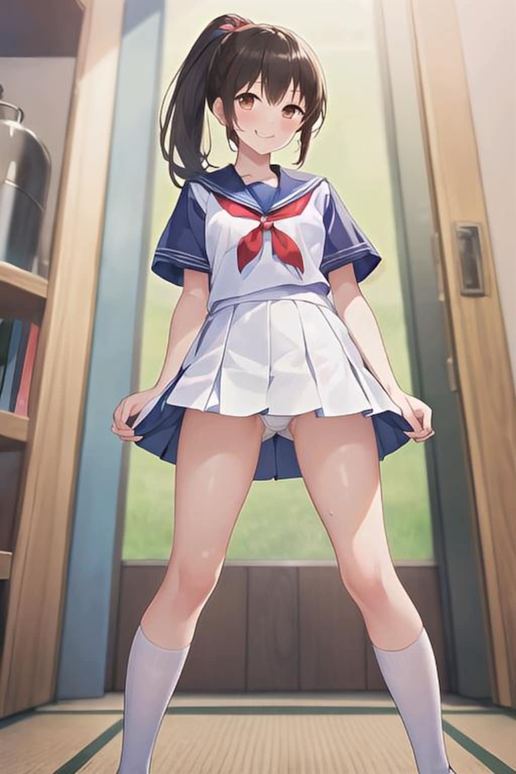 見せるJK