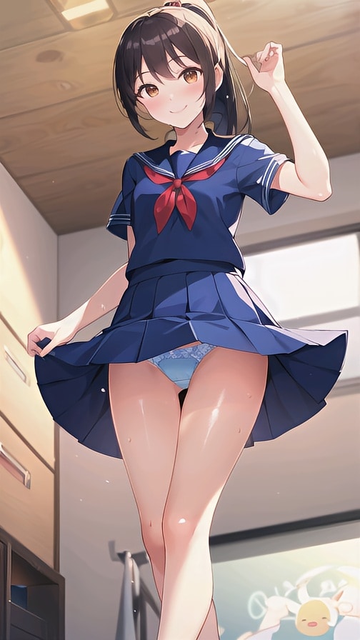 見せるJK