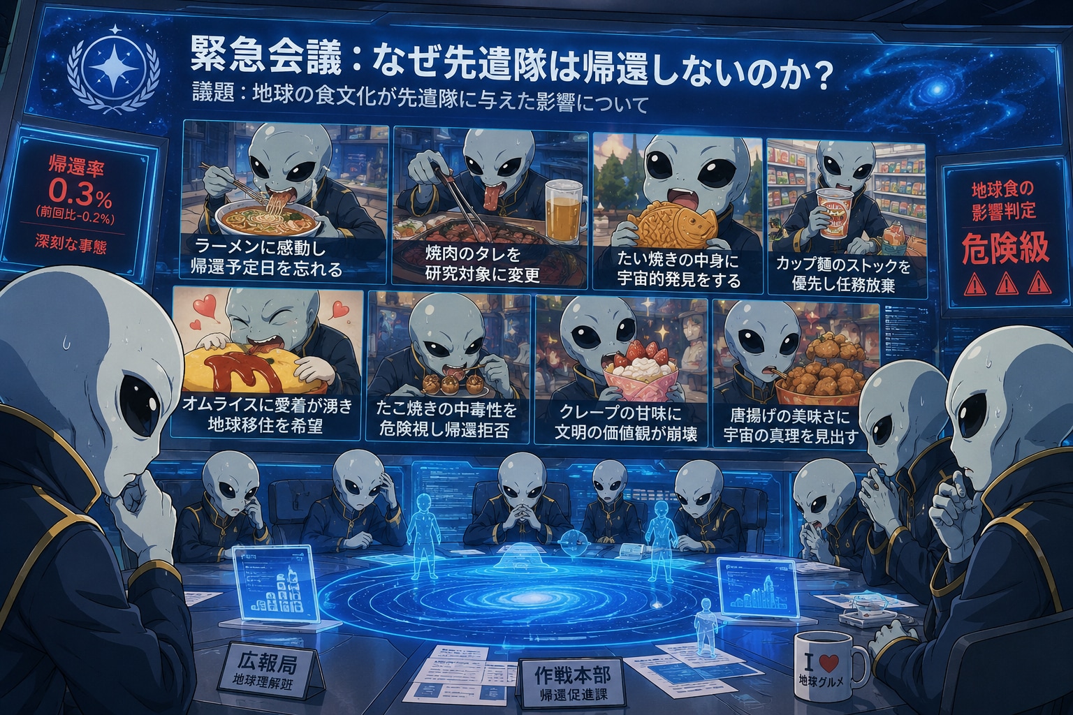 宇宙会議 | の人気AIイラスト・グラビア