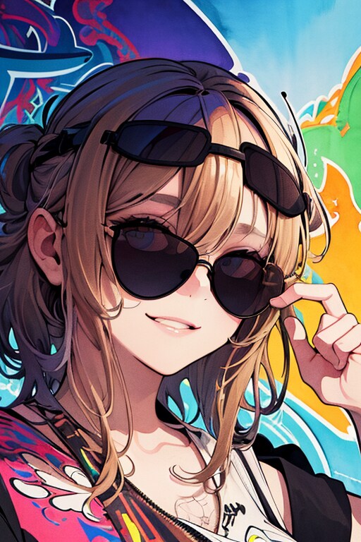 【注意：失敗作】サングラスをかけた女の子