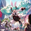 うさおいし初音ミク🐇 6枚目