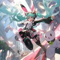 うさおいし初音ミク🐇 3枚目