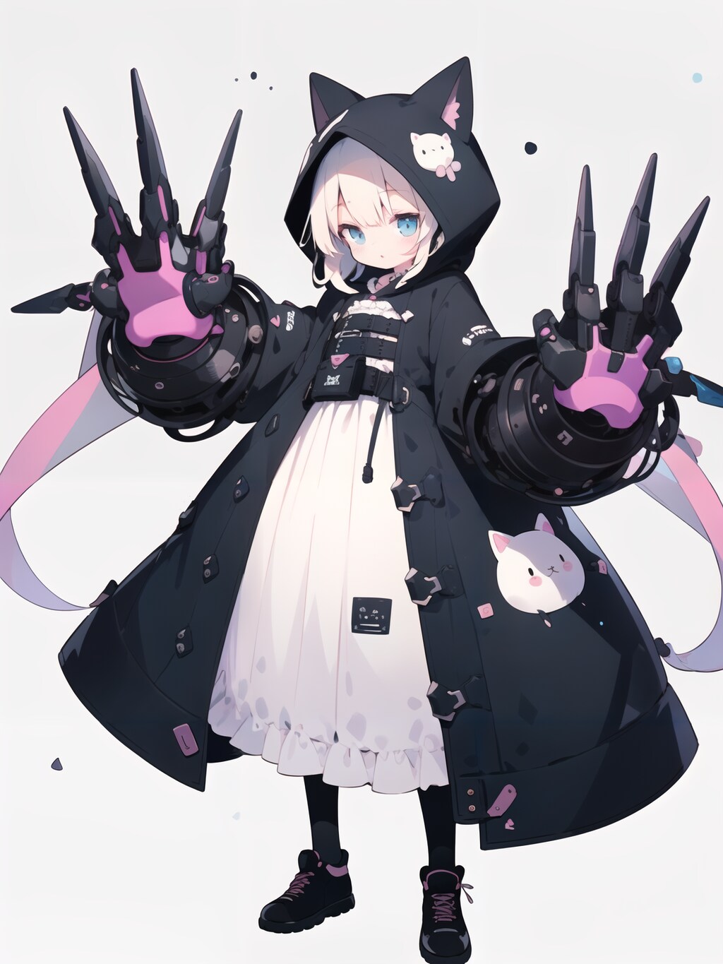 試作：バカデカメカ腕LoRA