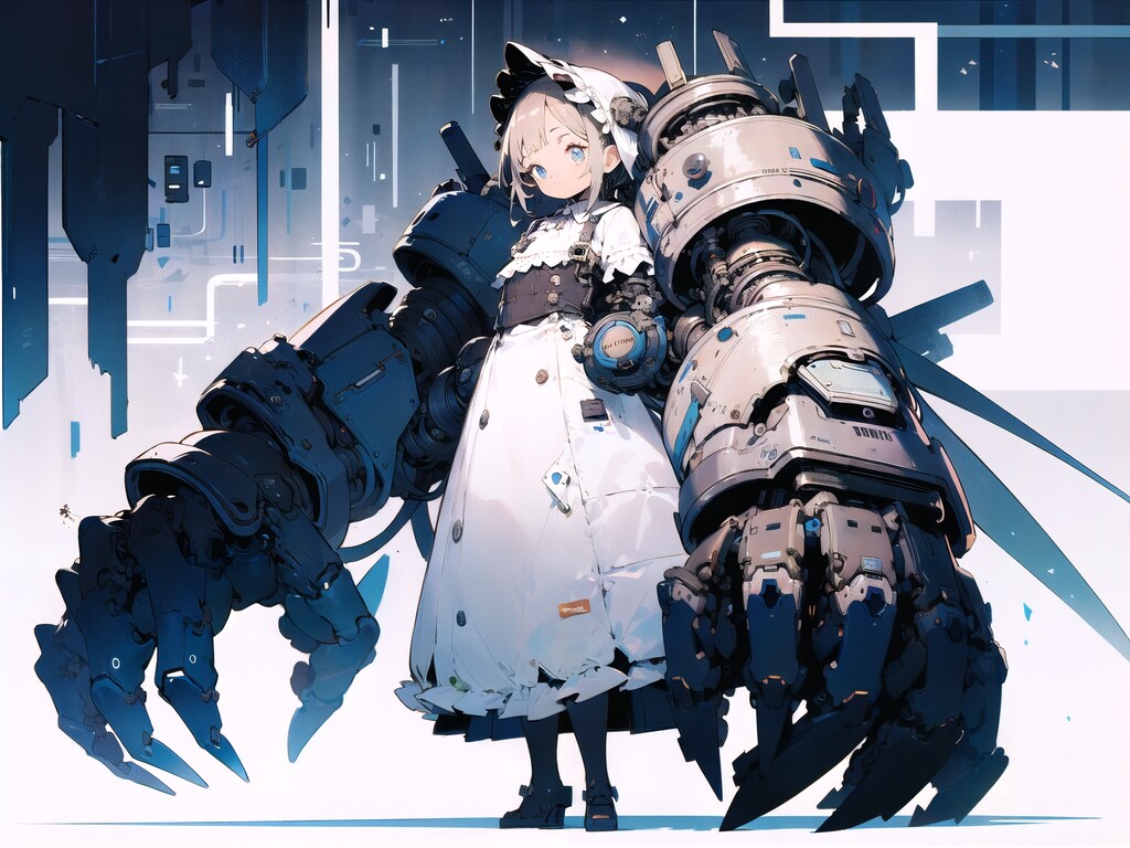 試作：バカデカメカ腕LoRA
