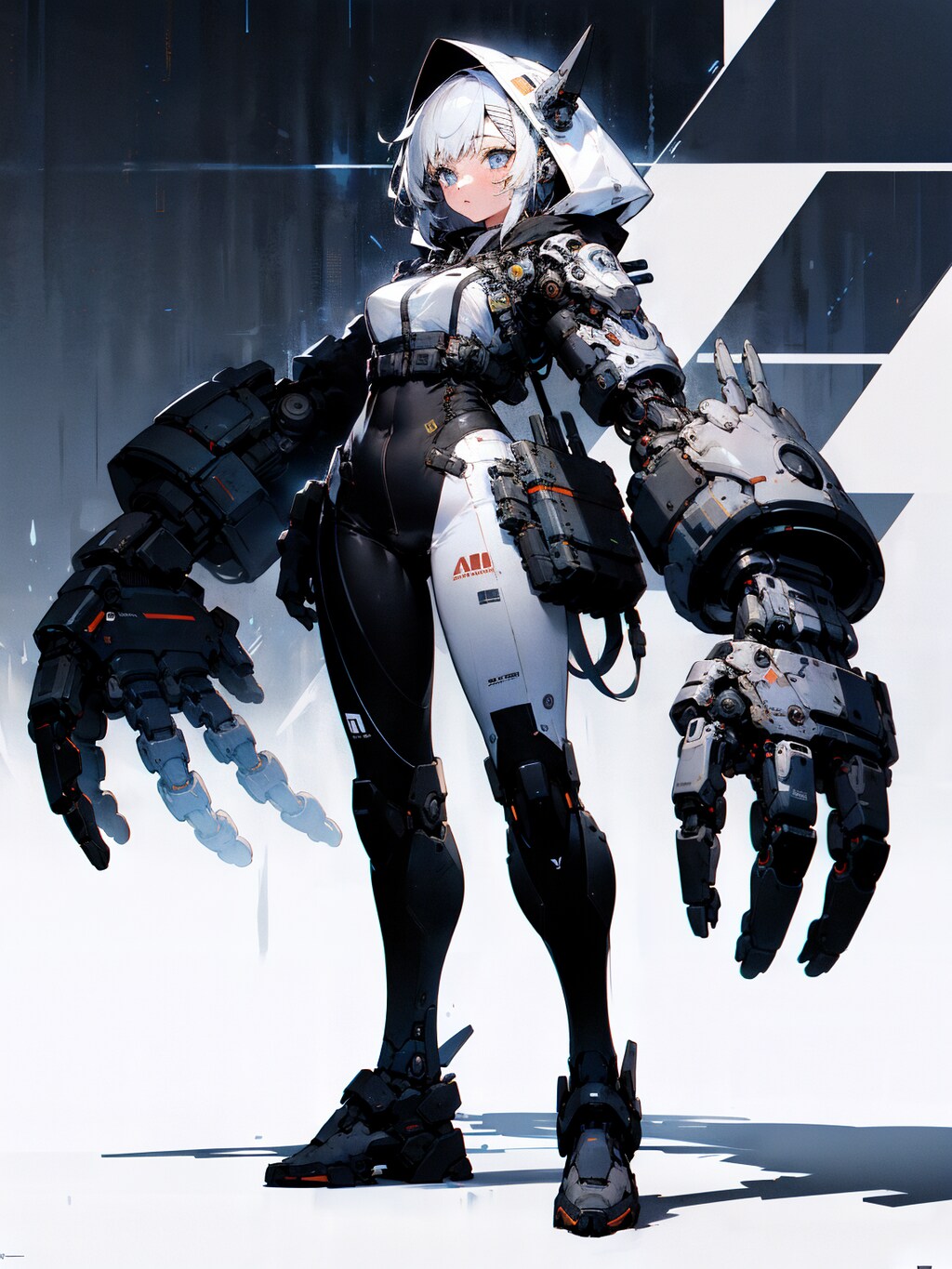 試作：バカデカメカ腕LoRA