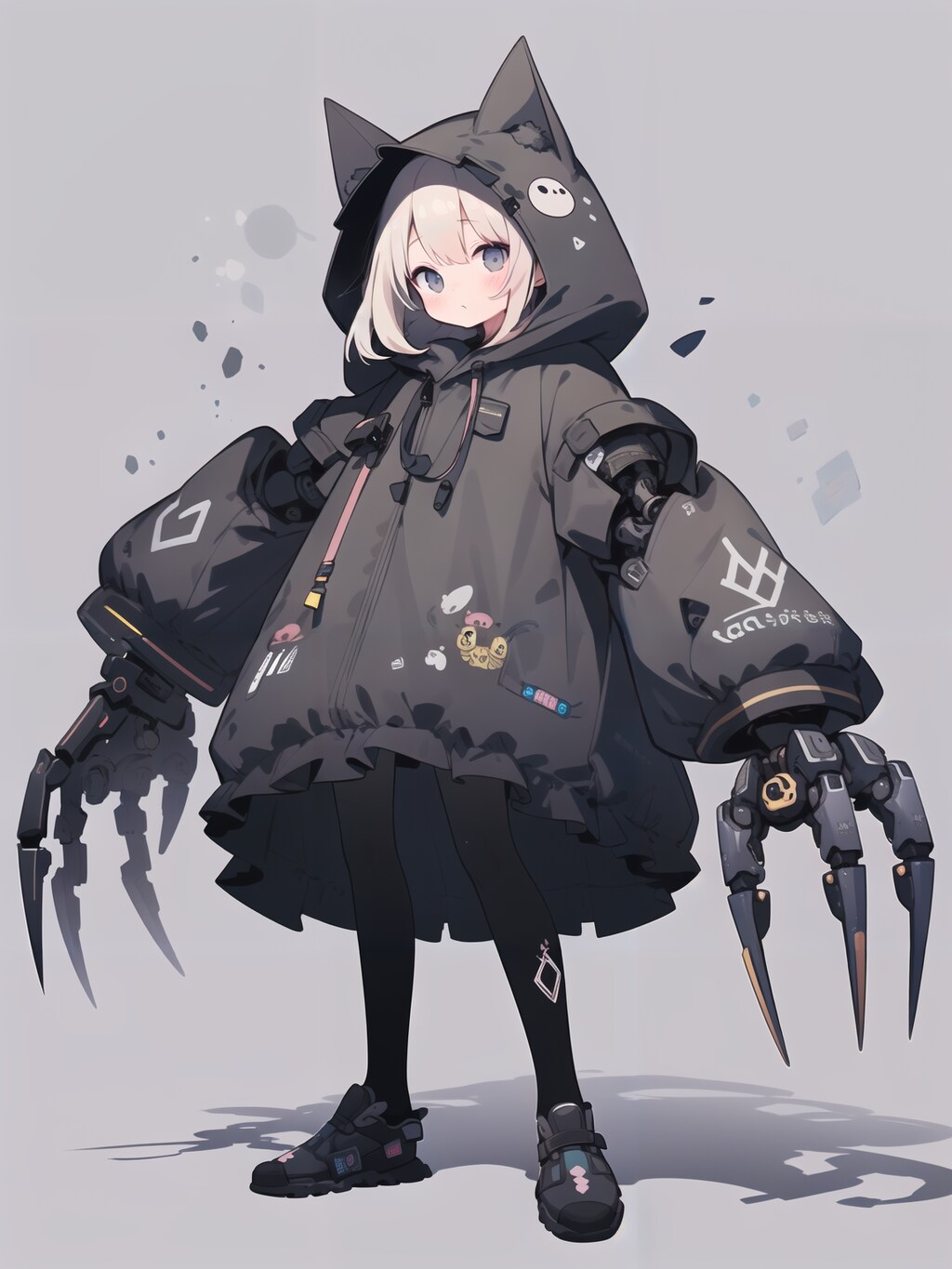 試作：バカデカメカ腕LoRA
