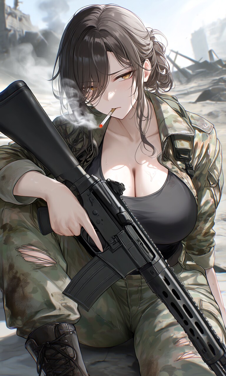 安地で休憩