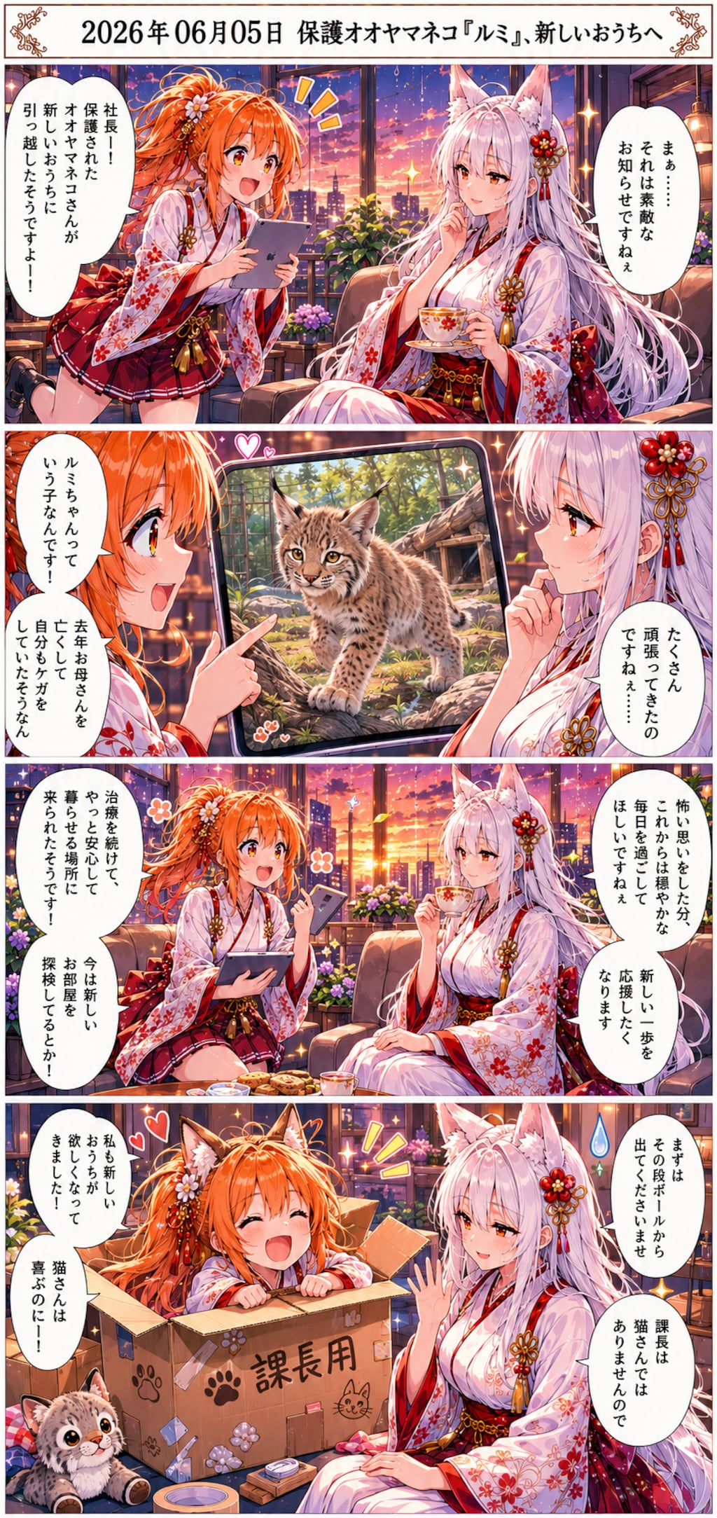 毎日漫画　10時　ほっこりニュース　お代り
