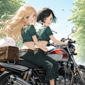 本田さんホンダのバイクで爆走！ 4枚目