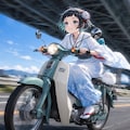 本田さんホンダのバイクで爆走！ 3枚目
