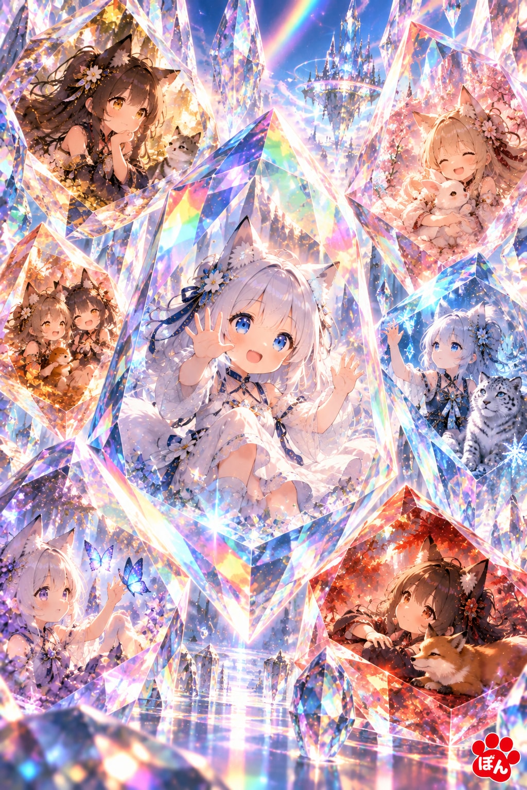 ケモミミ万華鏡 | の人気AIイラスト・グラビア