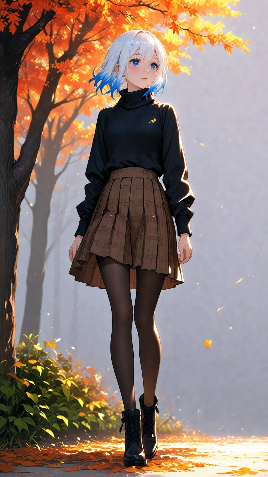 もう秋も終わりね…。 | の人気AIイラスト・グラビア