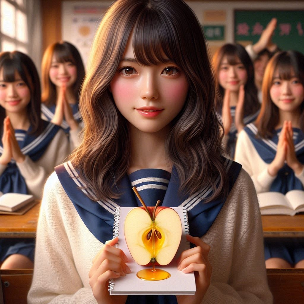 りんごアート12