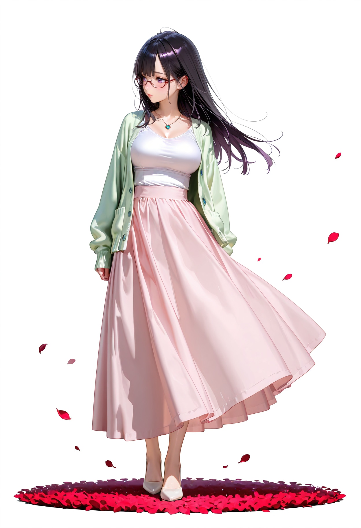 真面目なscoop neck。 | の人気AIイラスト・グラビア