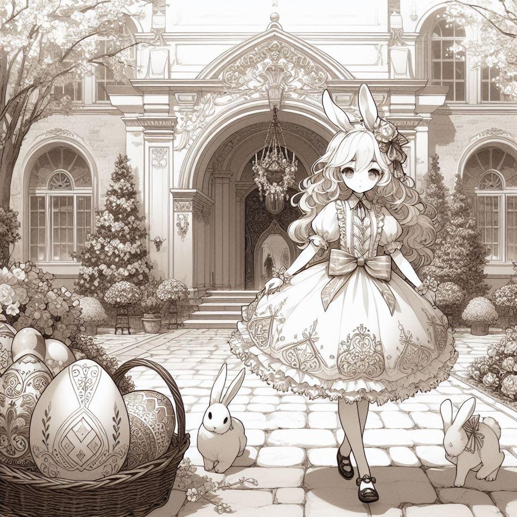 白兎家のイースターエッグ祭
