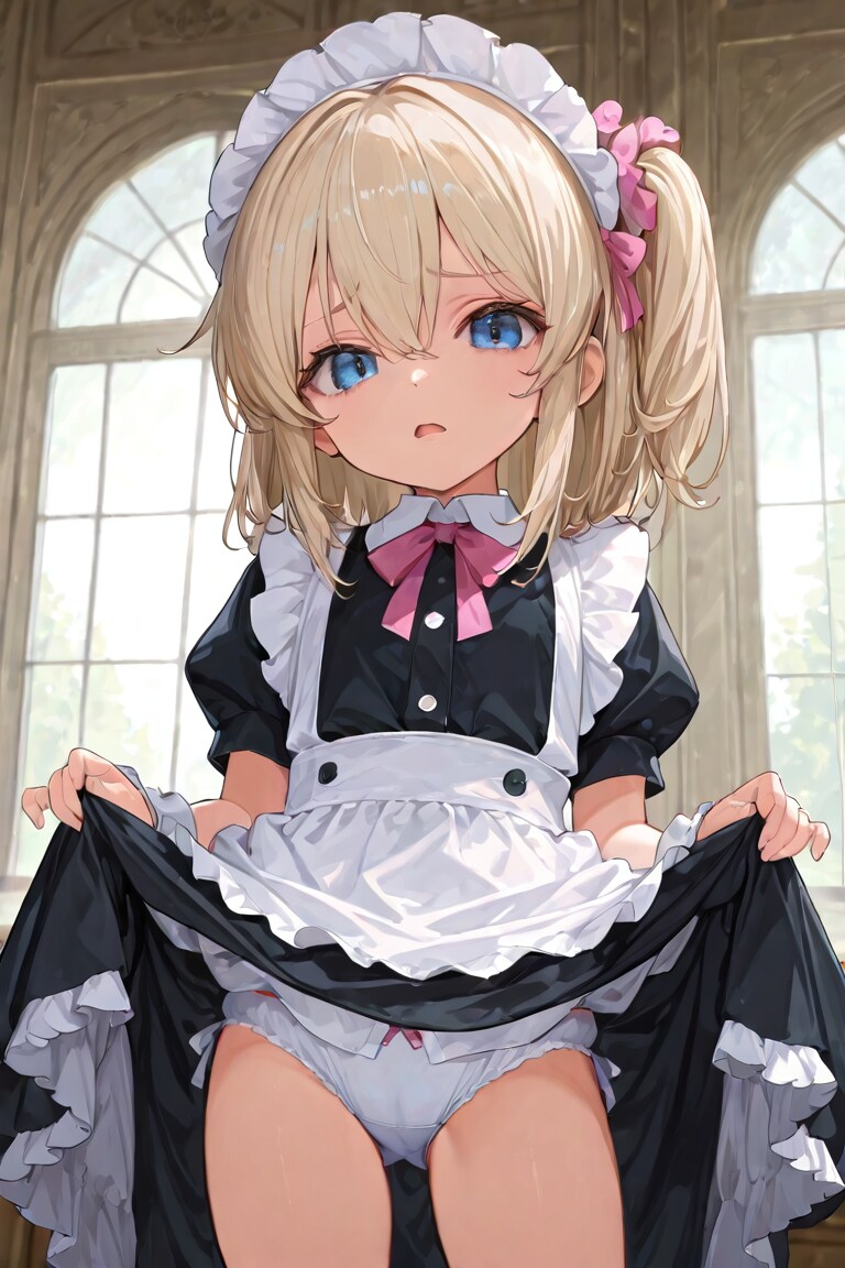 金髪メイド①