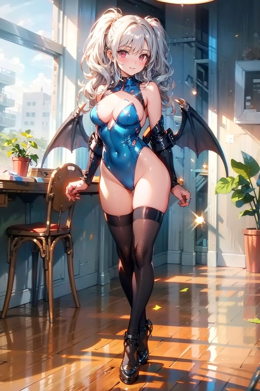 ツインテールとレオタード