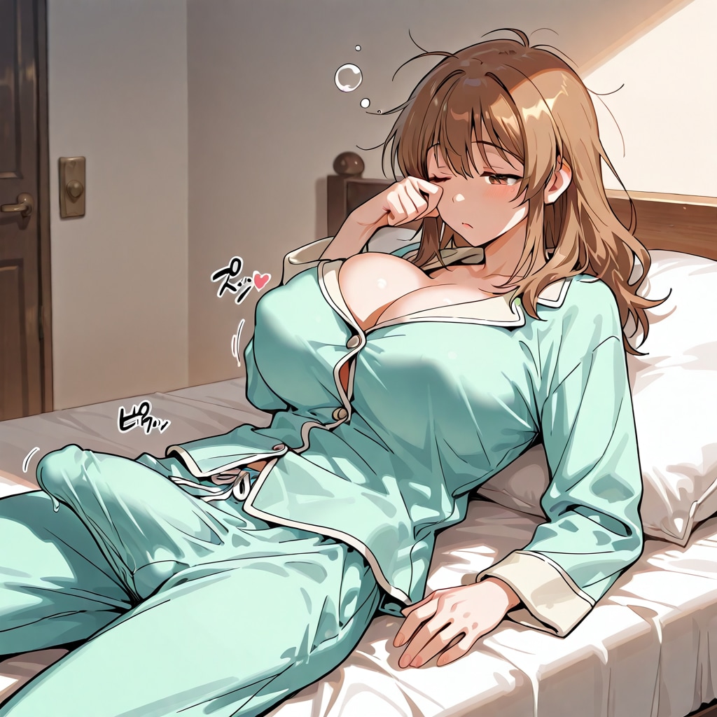 寝起きのふたなりちゃん