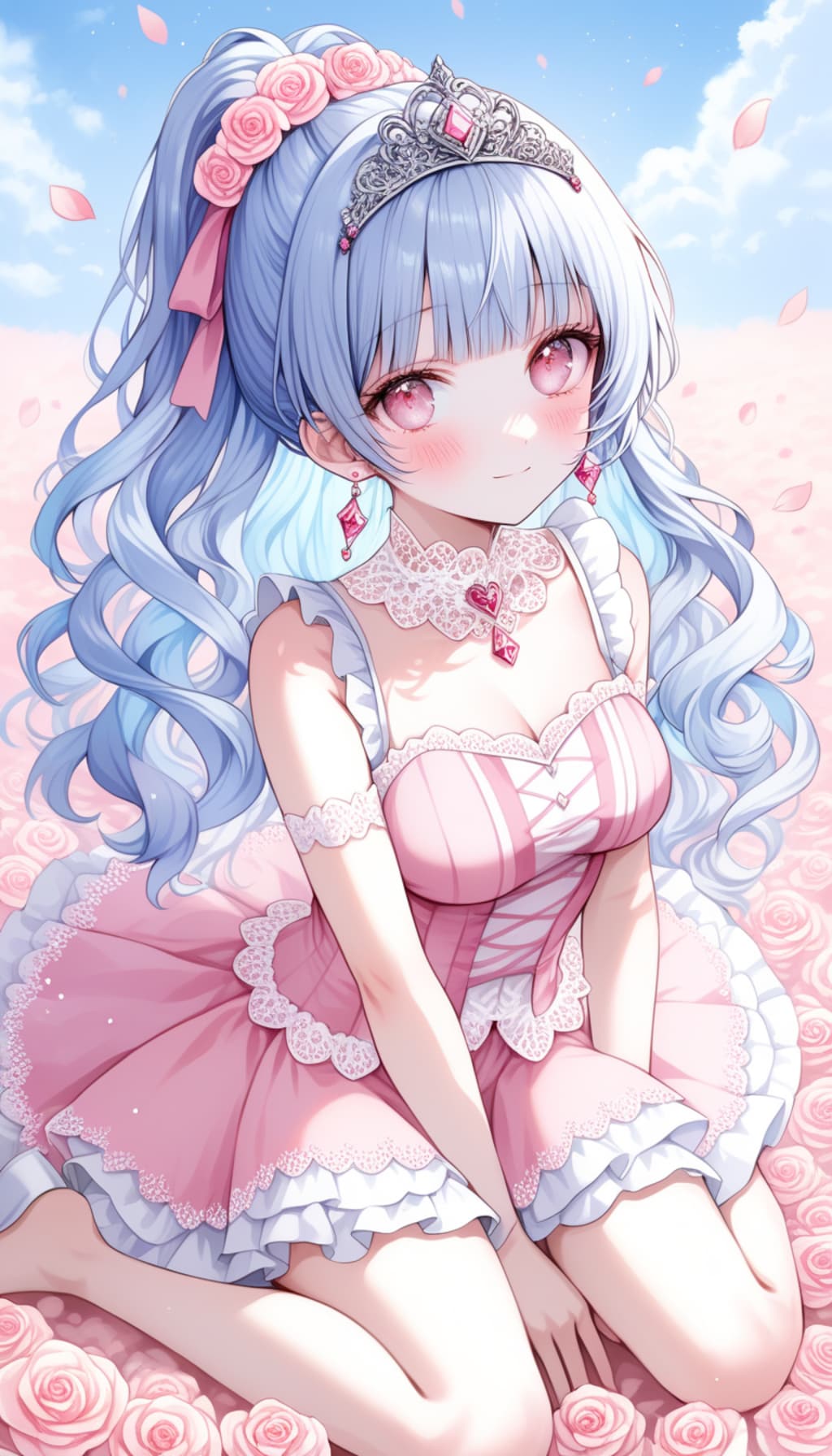 ふんわり、お洒落な雪兎小雪（うちの子）