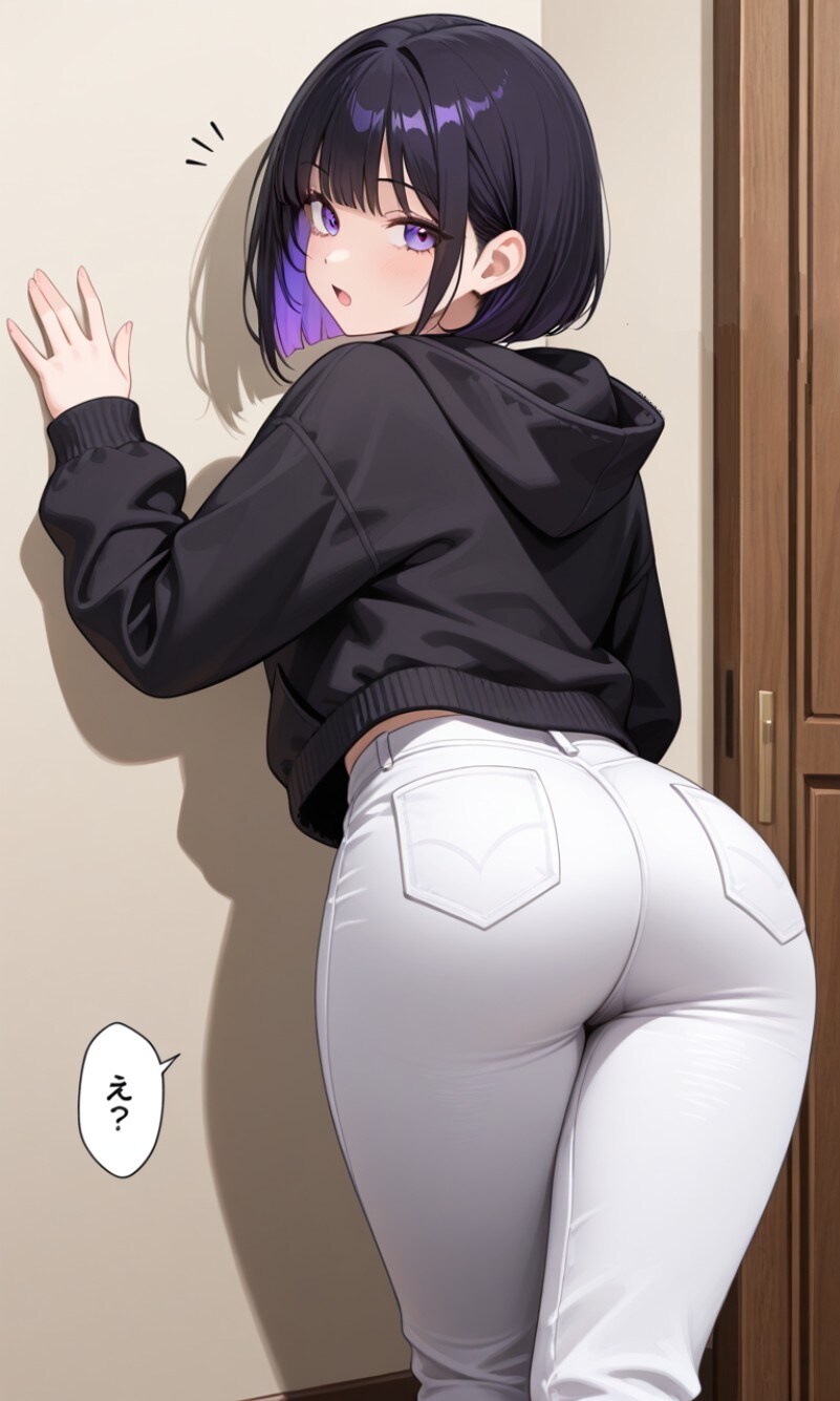 紫色が似合う女の子33