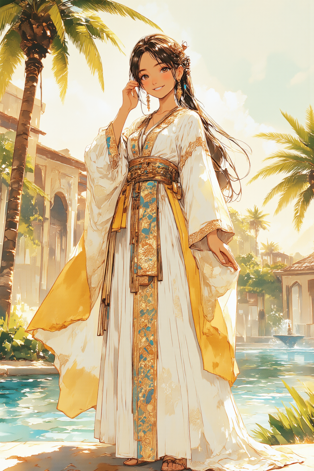 オアシスのおねいさん