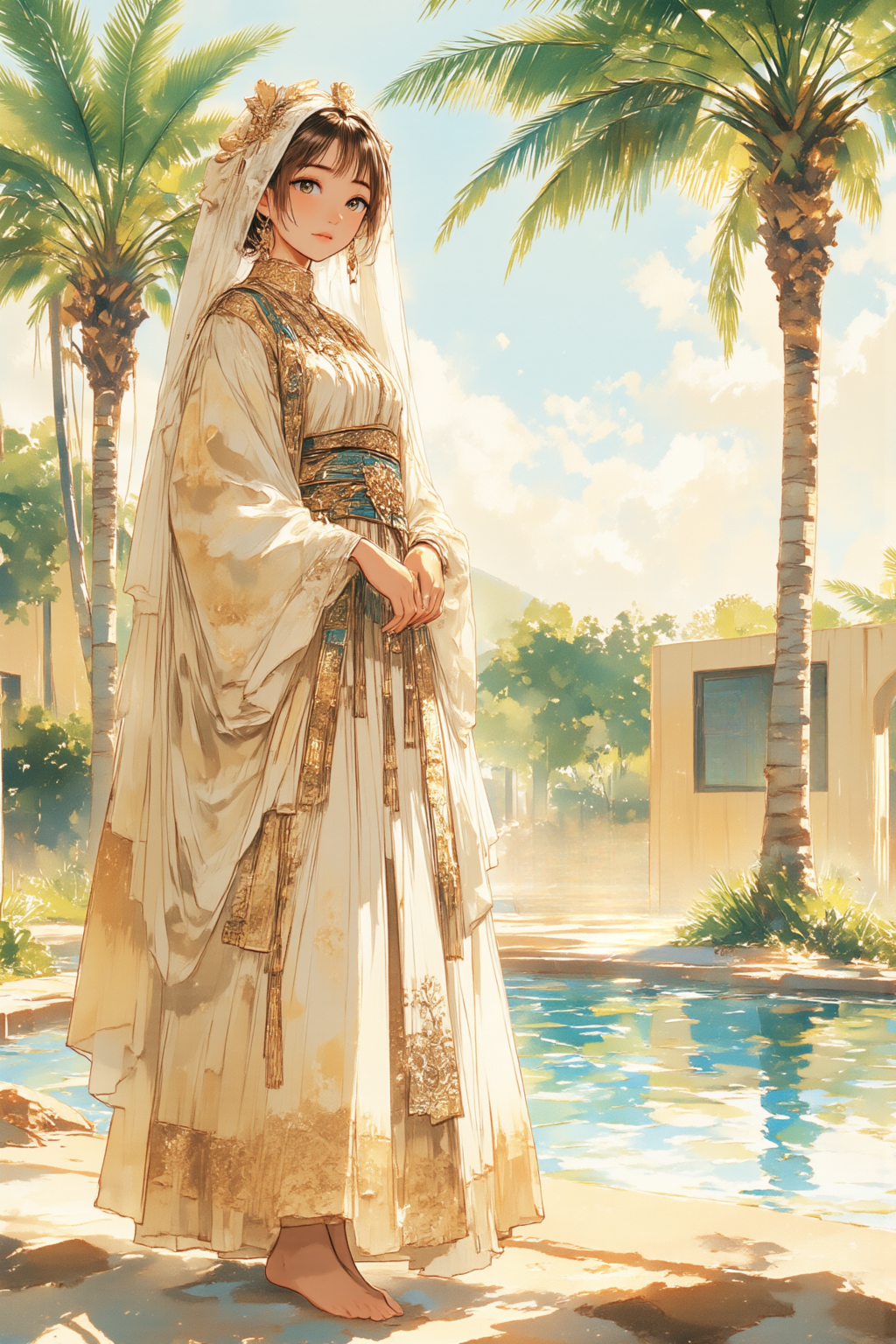 オアシスのおねいさん