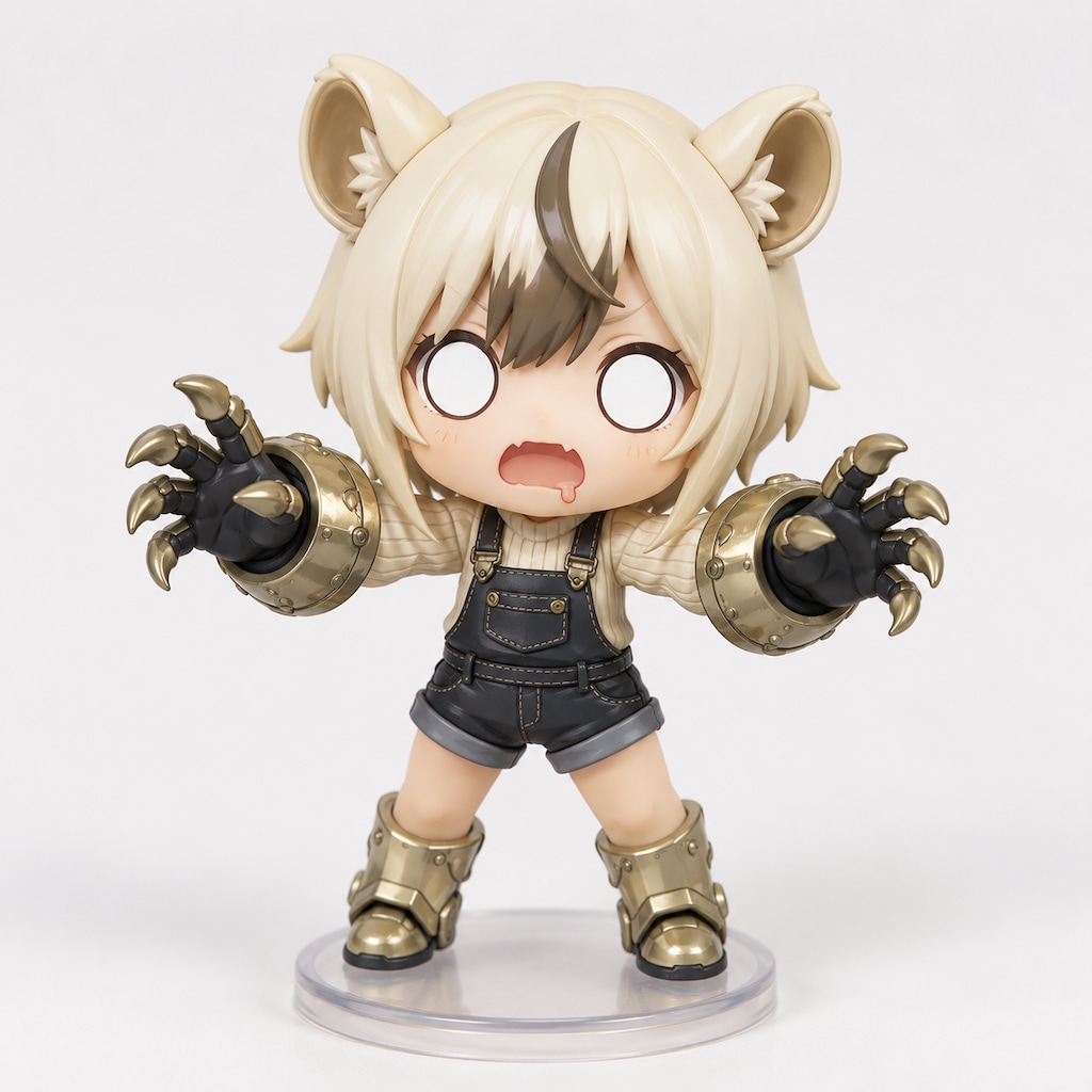 パンダガールAHO面フィギュア