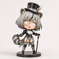 パンダガールAHO面フィギュア 4枚目