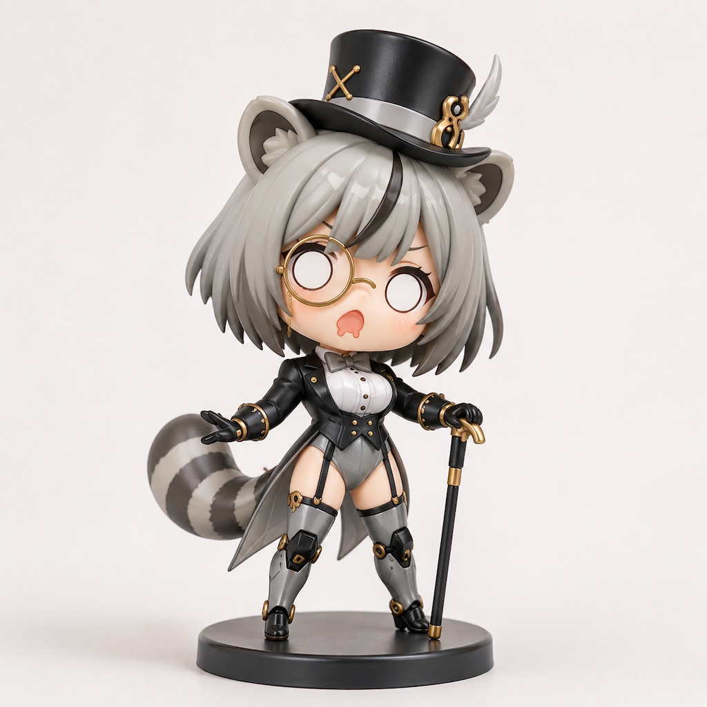 パンダガールAHO面フィギュア