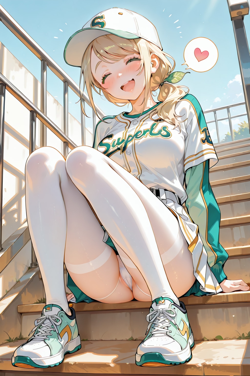 笑顔とパンチラ👧🩲５