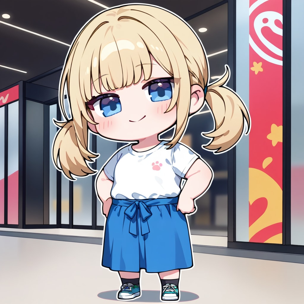 お買い物中だよ