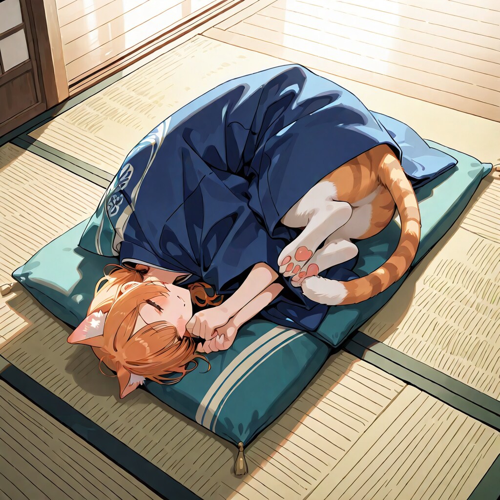 猫と一緒、失敗集 | の人気AIイラスト・グラビア
