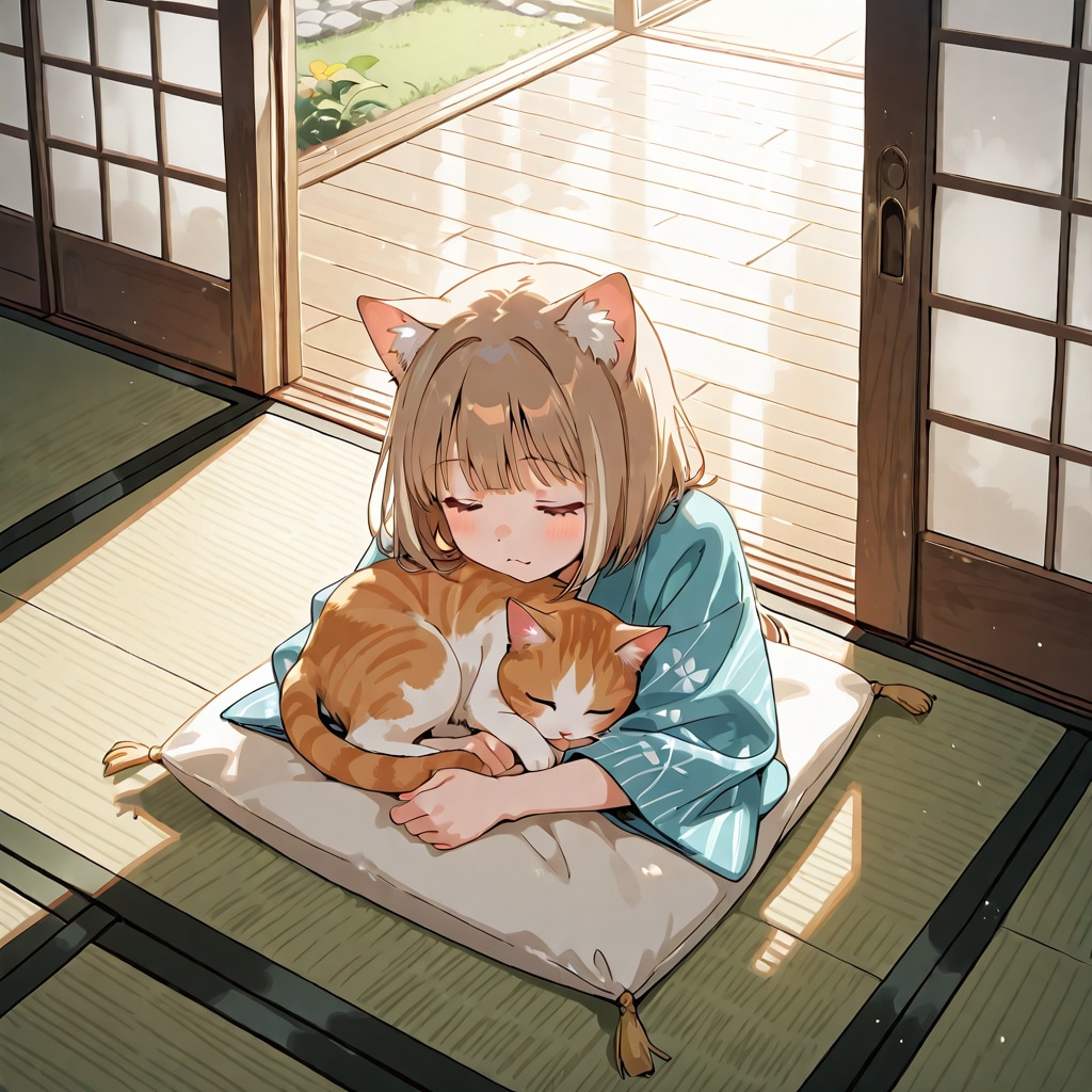 猫と一緒、失敗集